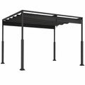 Pergola – Schwarz, für Garten und Terrasse
