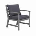 Garten-Lounge-Set – 4-teilig, aus Massivholz, für Garten und Balkon