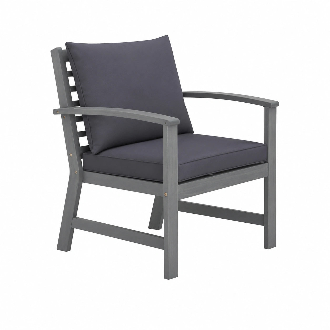 Garten-Lounge-Set – 4-teilig, aus Massivholz, für Garten und Balkon