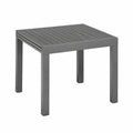 Gartentisch – 80 × 80 cm, ausziehbar, aus Aluminium, Anthrazit