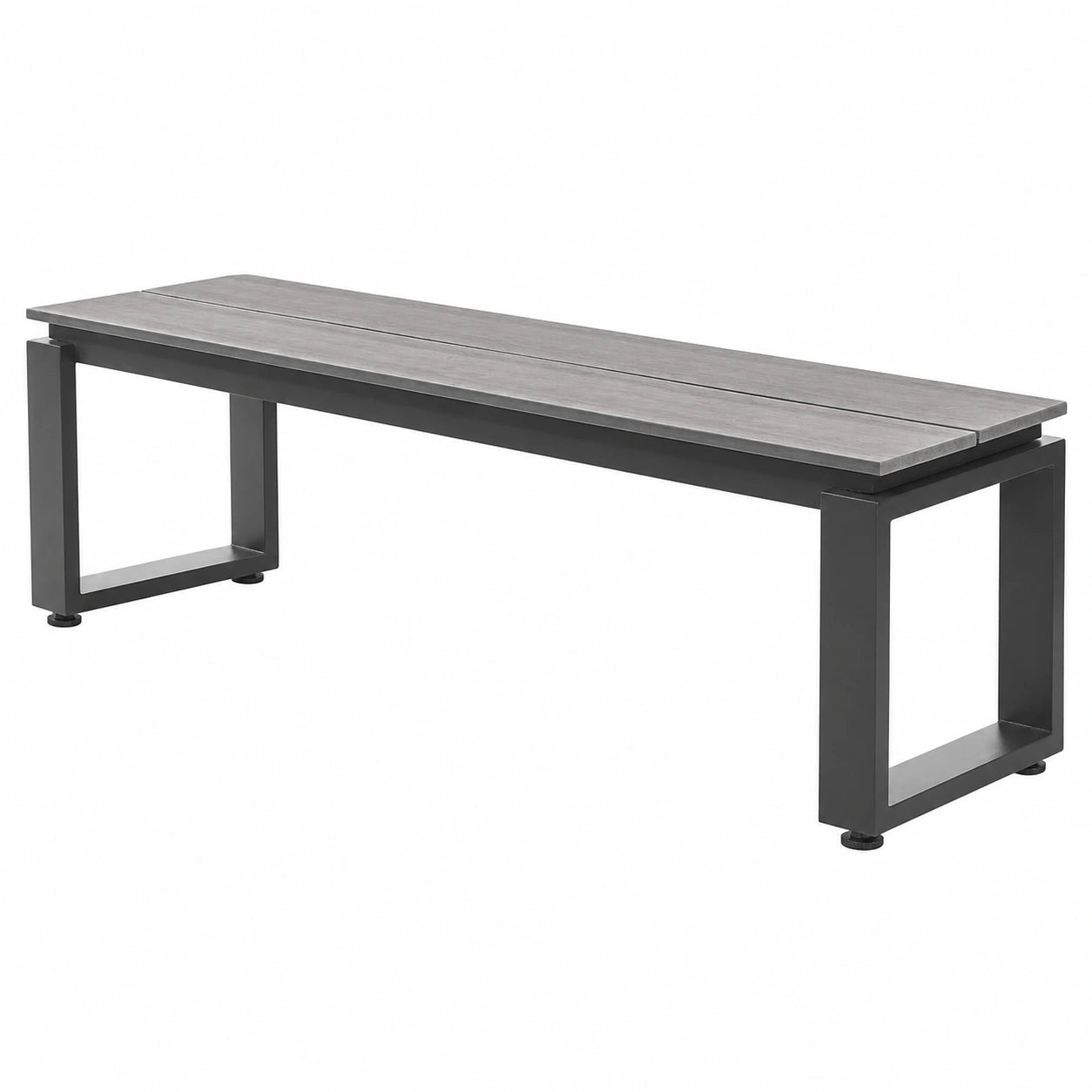Gartenbank – 3-Sitzer, aus Aluminium, für Garten