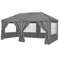Pavillon – wasserdicht, Grau, für Garten