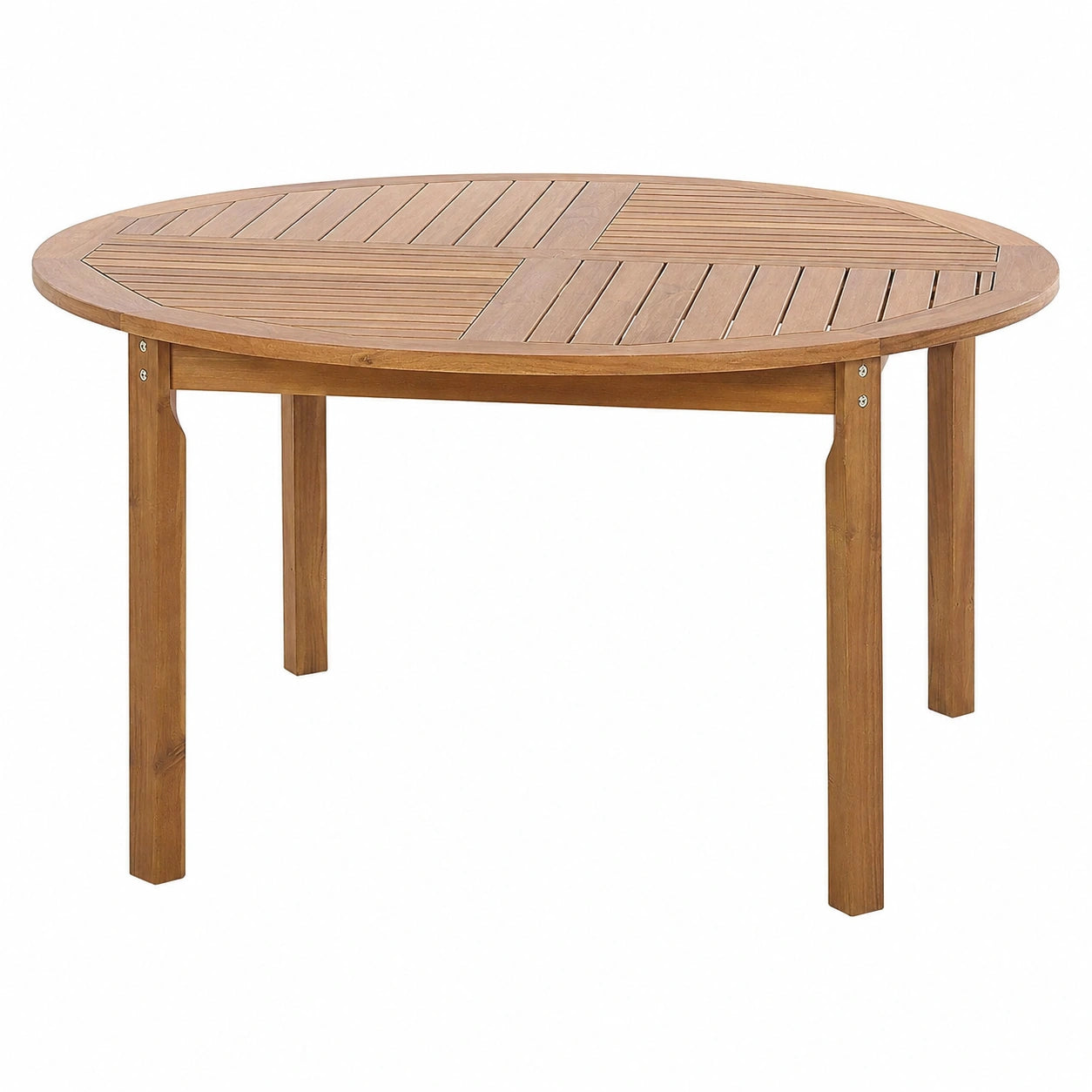 Gartentisch – runde Form, aus Akazienholz